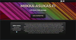 Desktop Screenshot of miikka-asukas.fi